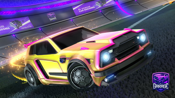A Rocket League car design from Bananana-_-