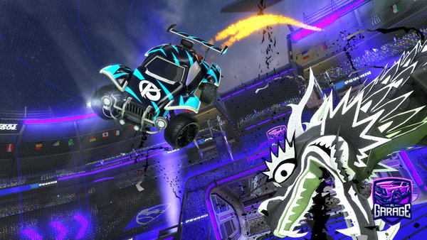 A Rocket League car design from Cvjk