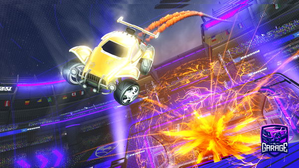 A Rocket League car design from Victory_EF