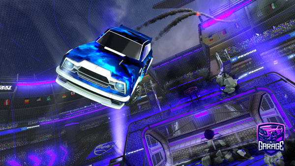 A Rocket League car design from Emzi4
