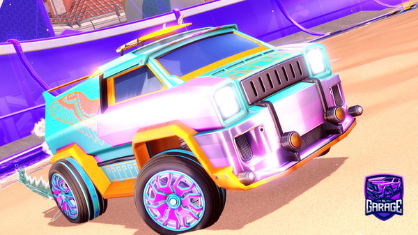 A Rocket League car design from mmarzen