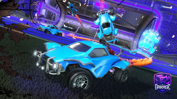 A Rocket League car design from AWEY2