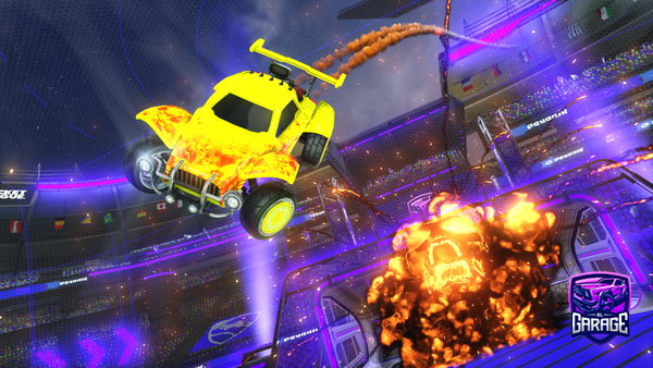 A Rocket League car design from Chazzyboi234