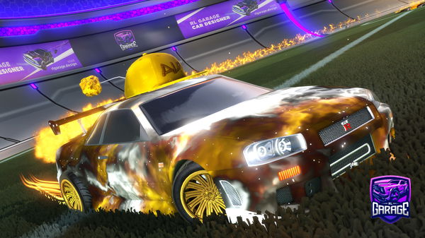 A Rocket League car design from Dekuleaf