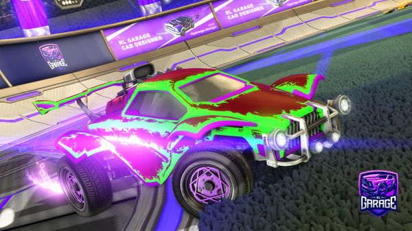 A Rocket League car design from Weavile2099
