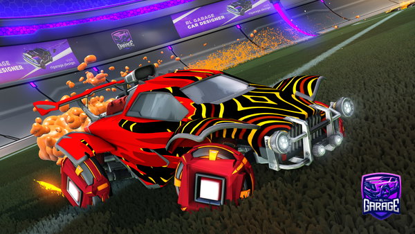 A Rocket League car design from Fyniti
