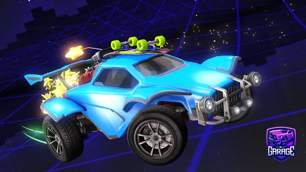 A Rocket League car design from ninjalan