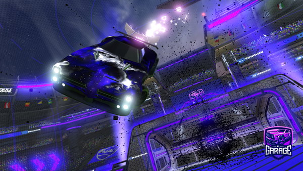 A Rocket League car design from Vr-fishy