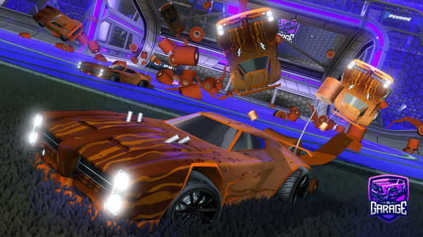 A Rocket League car design from superchitarra