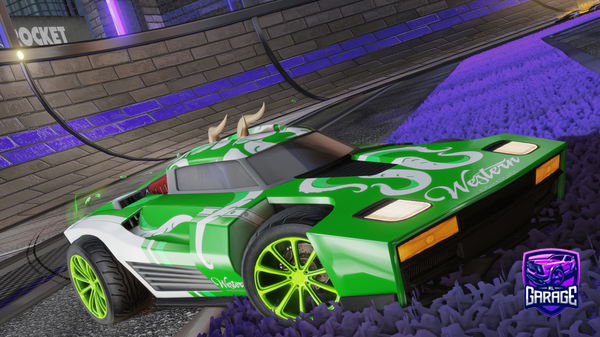A Rocket League car design from dieguilin