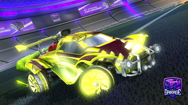 A Rocket League car design from drft_rl