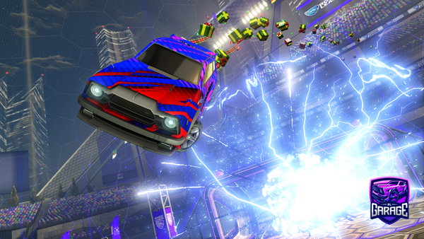A Rocket League car design from FreshPigeon