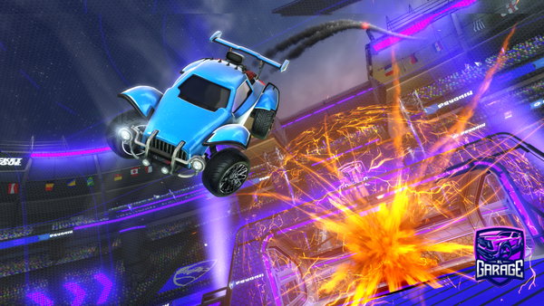 A Rocket League car design from Iz0909