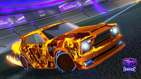 A Rocket League car design from BaseDakotaball