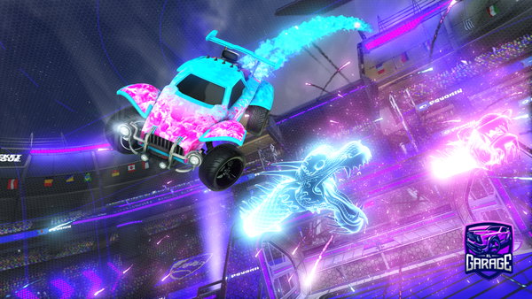 A Rocket League car design from Nowimjustchill