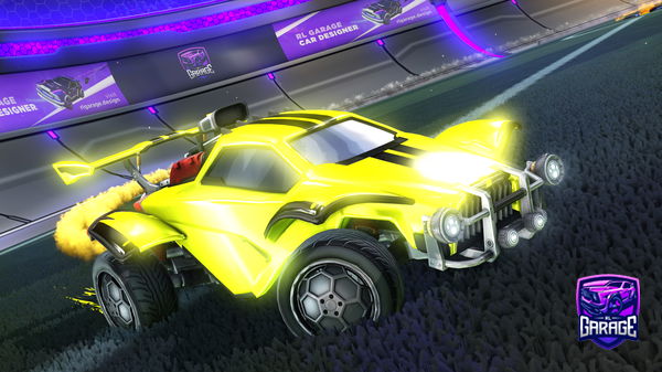 A Rocket League car design from SKYBLUEARMY