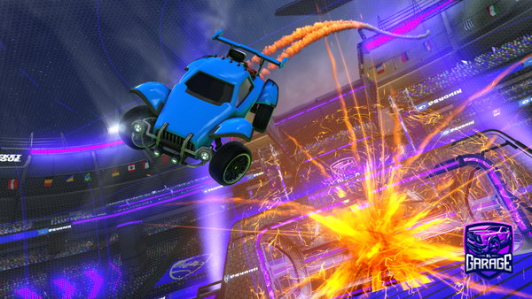 A Rocket League car design from TkashBeats