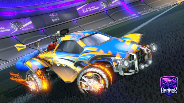A Rocket League car design from Squirrel_254