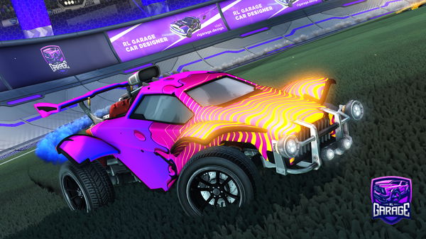 A Rocket League car design from Verrkami