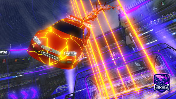 A Rocket League car design from toorawa376