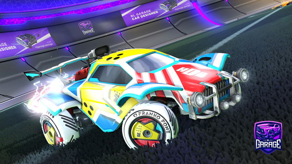 A Rocket League car design from Duckknight28