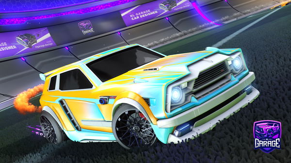 A Rocket League car design from Zoey07