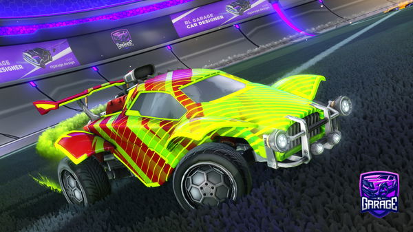 A Rocket League car design from bobjohn32