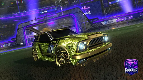 A Rocket League car design from Blackboostneededx