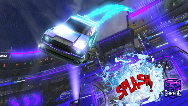 A Rocket League car design from Piggster19