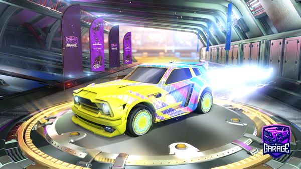 A Rocket League car design from MESSI_THEKING