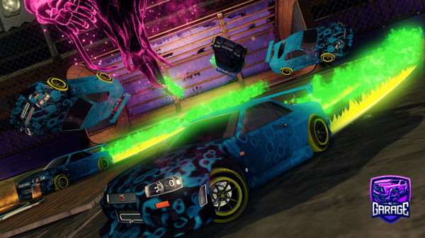 A Rocket League car design from HalloRL