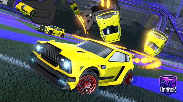 A Rocket League car design from ProbablyK9