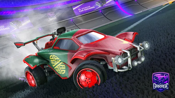 A Rocket League car design from leoshredz