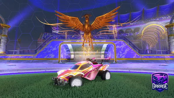 A Rocket League car design from LYven