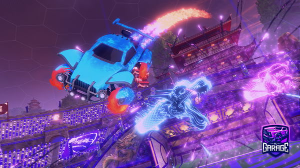 A Rocket League car design from Alexfire367