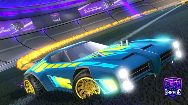 A Rocket League car design from SLWXCV