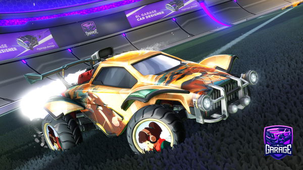 A Rocket League car design from StillGalactical