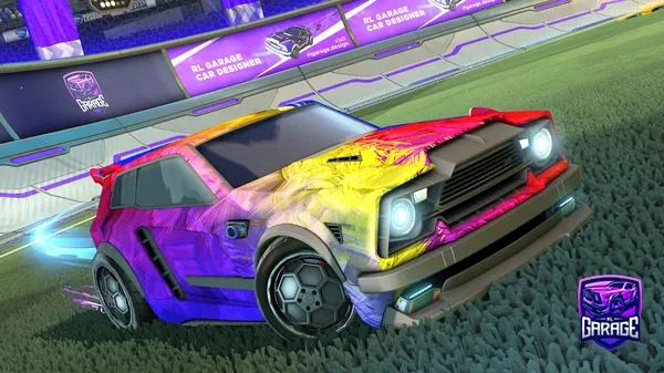 A Rocket League car design from Lukevsav