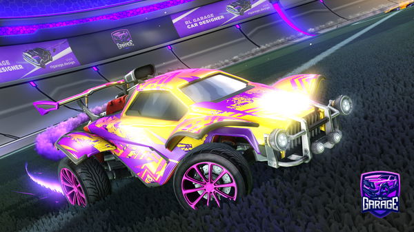 A Rocket League car design from Blackpanda7795