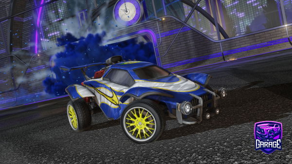 A Rocket League car design from radishsoup