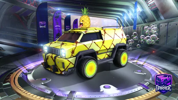 A Rocket League car design from Aqua28