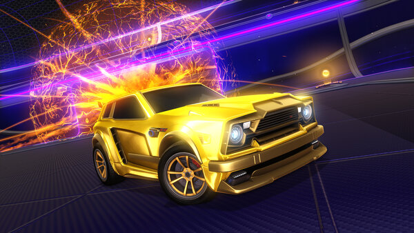 A Rocket League car design from GamerjackYT