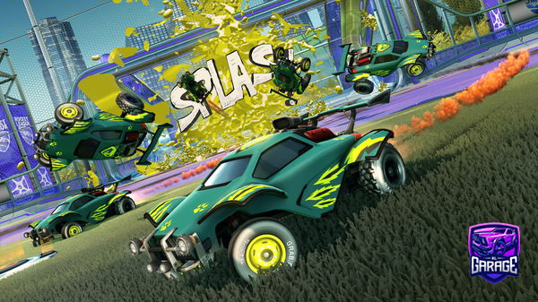 A Rocket League car design from Skrotym