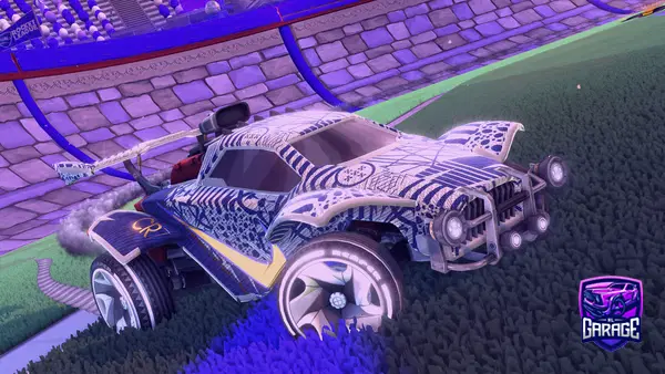A Rocket League car design from Capibara_check
