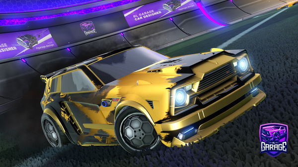 A Rocket League car design from MrTurtle11481