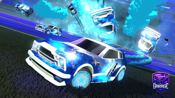 A Rocket League car design from NAWAF-TUBE