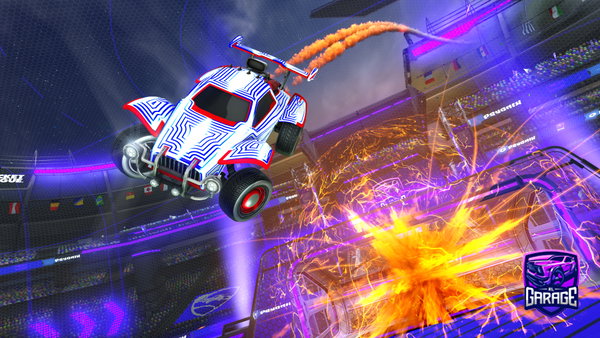 A Rocket League car design from mikedriver