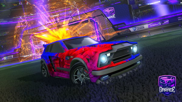 A Rocket League car design from Slimyteacakes