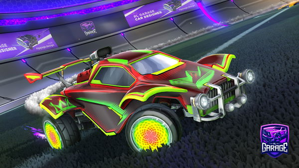 A Rocket League car design from arj0083