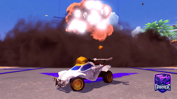 A Rocket League car design from sxquidz